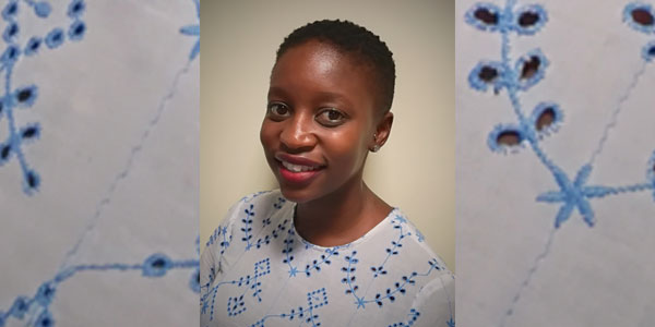Dr Thandeka Moyo, GCRF START Postdoctoral Research Fellow at the National Institute for Communicable Diseases, affiliated to the University of the Witwatersrand, South Africa. ©Diamond Light Source