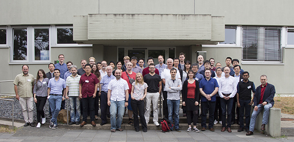 Group picture of the workshop which triggered the imaging the magnetic fields at the Max-Planck-Institut für Radioastronomie in Bonn, Germany, on July 15-19, 2019.  Credit: © E. Traianou/MPIfR