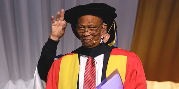 Judge Bakone Moloto awarded an Honorary Doctorate of Laws by Wits University in recognition of a career serving South Africa and the global community (pic credit: Patrick Fuller) Judge Bakone Moloto awarded an Honorary Doctorate of Laws by Wits University in recognition of a career serving South Africa and the global community (pic credit: Patrick Fuller)