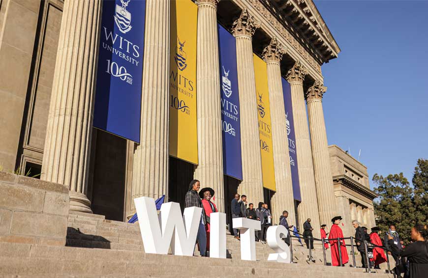 The Wits Great Hall celebrating Wits' centenary