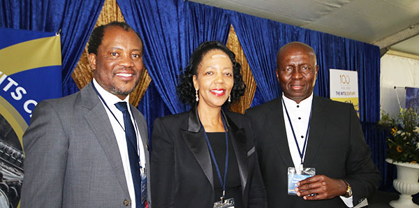 Wits Vice-Chancellor Professor Zeblon Vilakazi, Chancellor Dr Judy Dlamini and former Chancellor Dikgang Moseneke a the 2022 Founders Tea. Wits Vice-Chancellor Professor Zeblon Vilakazi, Chancellor Dr Judy Dlamini and former Chancellor Dikgang Moseneke a the 2022 Founders Tea.
