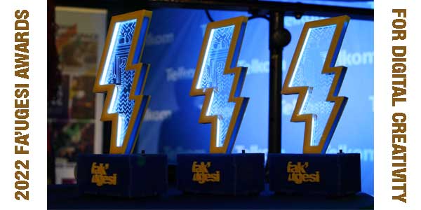 The trophy of the Fak’ugesi Awards for Digital Creativity unveiled The trophy of the Fak’ugesi Awards for Digital Creativity unveiled
