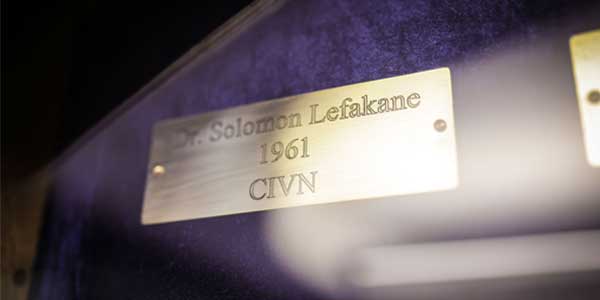 Dr Solomon Lefakane has become the first Wits alumnus to be inducted into the Engineering Wall of Fame