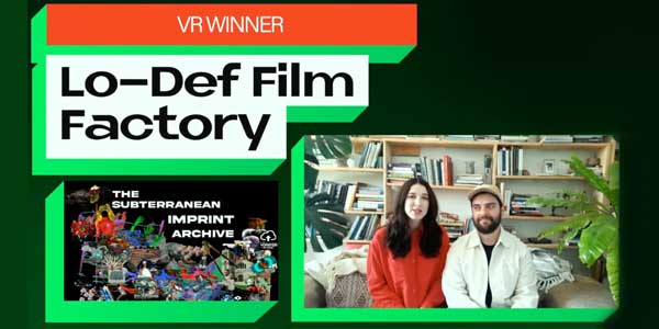 VR winner: Lo-Def Film Factory with the project titled: The Subterranean Imprint Archive | Fak’ugesi 2022 Awards for Digital Creativity