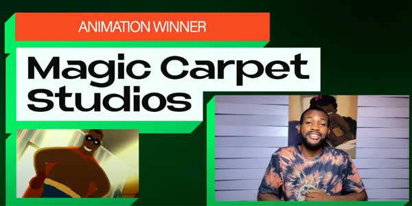 Animation winner: Magic Carpet Studios with the film titled: Super Dad | Fak’ugesi 2022 Awards for Digital Creativity