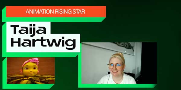 Animation Rising Star Award: Taija Hartwig, production manager for the film titled: Kua | Fak’ugesi 2022 Awards for Digital Creativity