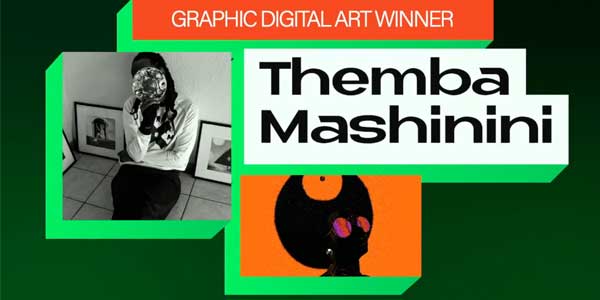 Graphic Digital Art Winner: Themba Mashinini with the project: Umtwhalo: Own Your Crown | Fak’ugesi 2022 Awards for Digital Creativity
