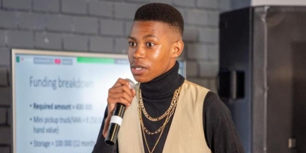 Lehlohonolo Kgopa (Hlalele) owner of Eggsclusive, was named the Most Outstanding Student Entrepreneur