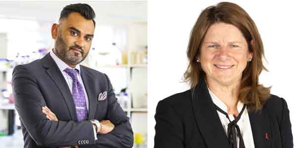 Professors Bavesh Kana and Lynn Morris Professors Bavesh Kana and Lynn Morris