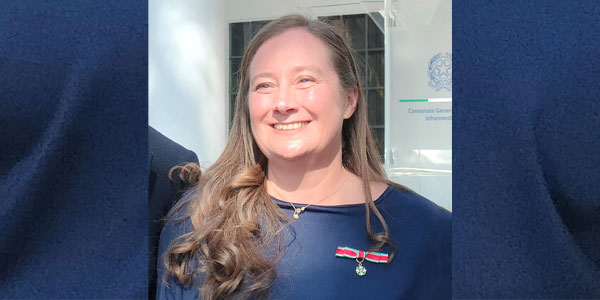 Professor Claudia Polese awarded Knight of the Order of the Star of Italy. Professor Claudia Polese awarded Knight of the Order of the Star of Italy.