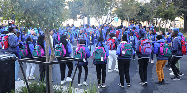 Students from the Wits Targeting Talent Programme.