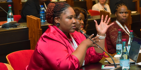 Dr Sibu Mkwanazi at the FALF symposium Dr Sibu Mkwanazi at the FALF symposium