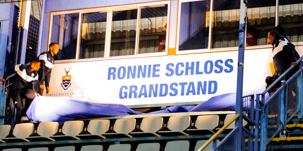 Wits Football Stadium grandstand renamed after legendary football administrator, Ronnie Schloss.