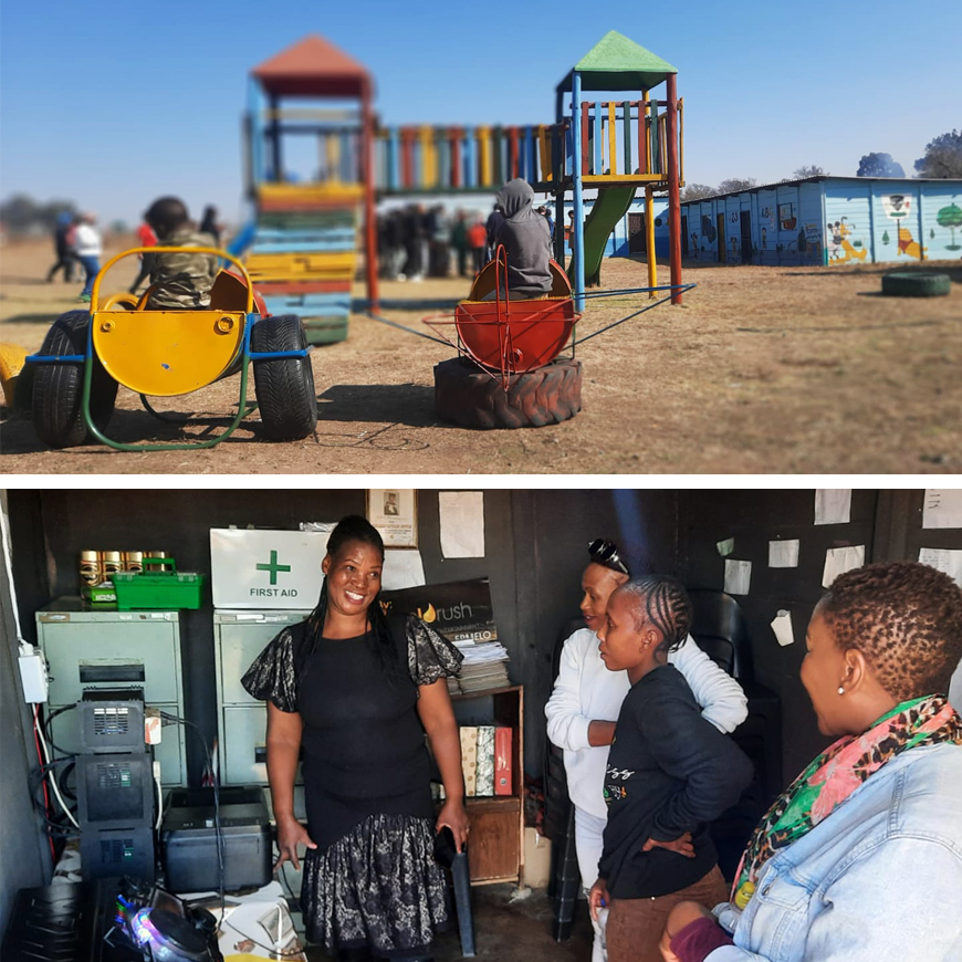 Isibusiso Daycare in Nomzamo Agricultural Village is powered by Peco Power