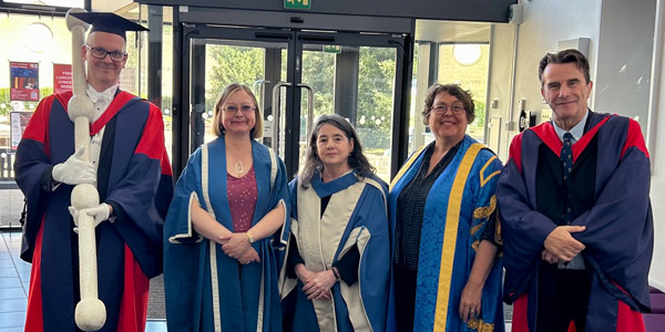 Bath Spa University (BSU) bestows Professor Ruksana Osman (centre) with a BSU Honorary Doctorate of Education. Bath Spa University (BSU) bestows Professor Ruksana Osman (centre) with a BSU Honorary Doctorate of Education.