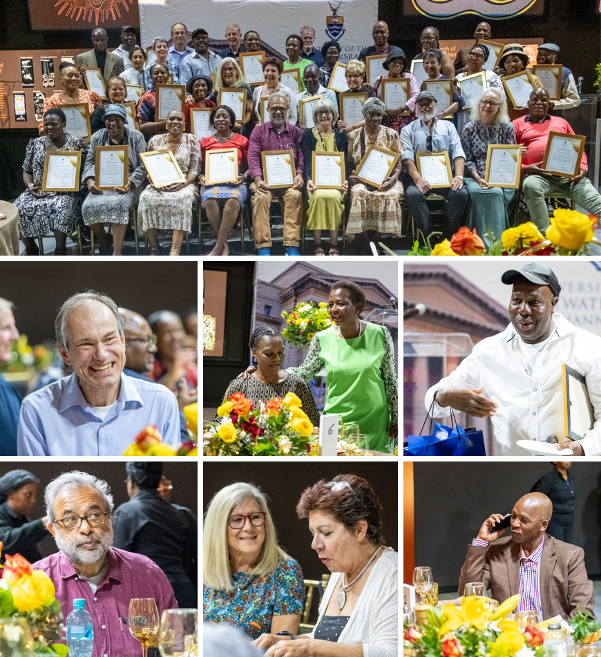Retiring Wits staff full of joy as they exchange stories and discuss their next adventures