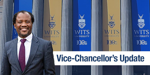 Vice-Chancellor's Update: Professor Zeblon Vilakazi Vice-Chancellor's Update: Professor Zeblon Vilakazi