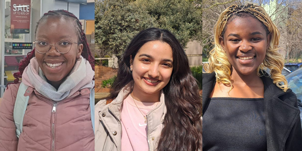 Female student voices on Women's Month:Babalo Ngoma, Aslina Shaikh and Siphoesihle Ngubeni