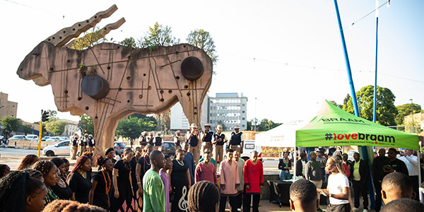 Braamfontein gets a fresh new look on Ameshoff Street