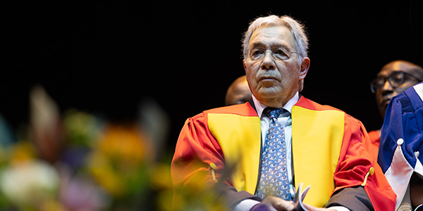 “Mr X” awarded an Honorary Doctorate