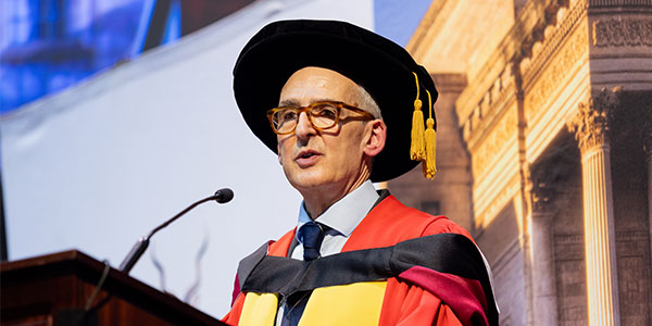 Sir John Lazar, a Wits alumnus and President of the Royal Academy of Engineering