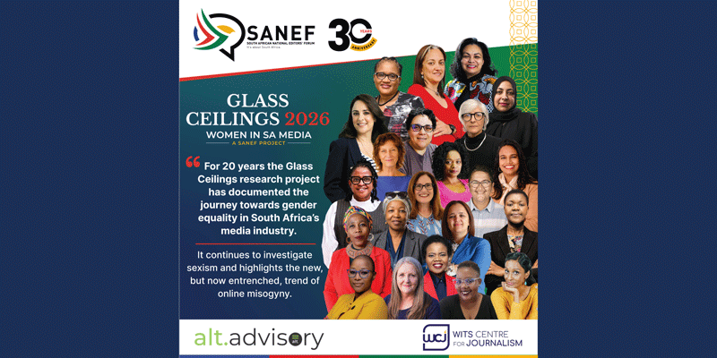 Glass Ceilings 2026 is the third instalment of the SANEF project which began in 2006