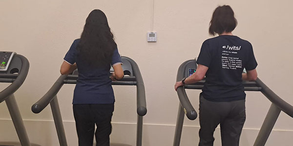 Wits staff sweating it out during the Let’s Move for a Better World challenge.