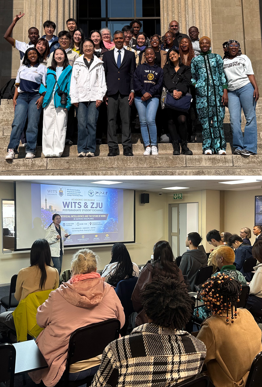 Wits and Zhejiang University students Wits and Zhejiang University students