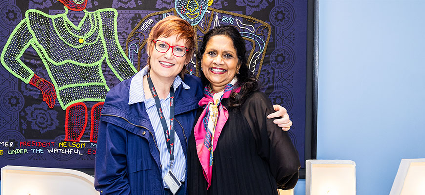 Justice Partners: Head of the Centre for Deaf Studies Prof. Claudine Storbeck and Former Head of the DRU Dr Nita Lawton-Misra