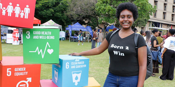 Damitria Ntintili is helping to realise the SDGs through her own initiatives