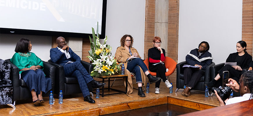 Panel members from various disciplines share insights on the state of GBVF