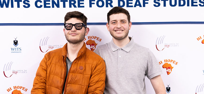 (Left to right) Twin brothersTegnan and Liam Shaer at the 20th Anniversary of HI HOPES