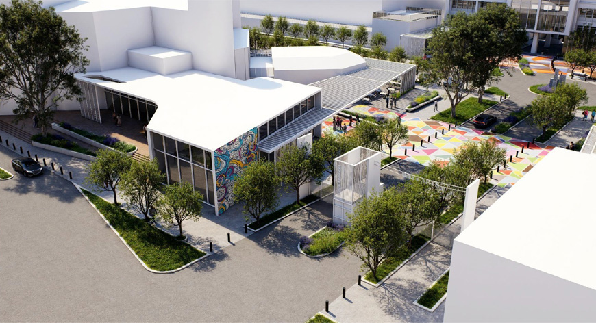 Official architectural artist’s impression of the proposed Wits Cultural Precinct in Braamfontein, released by Wits University in September 2026