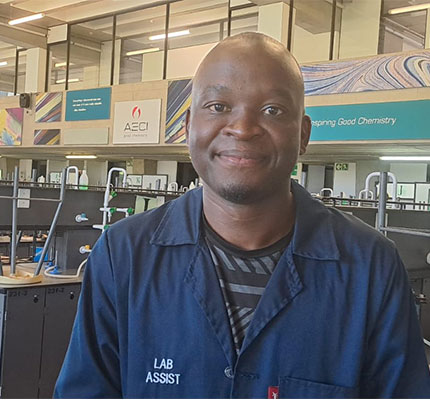 Coleman Mathonsi, Lab Assistant at the Faculty of Science Coleman Mathonsi, Lab Assistant at the Faculty of Science
