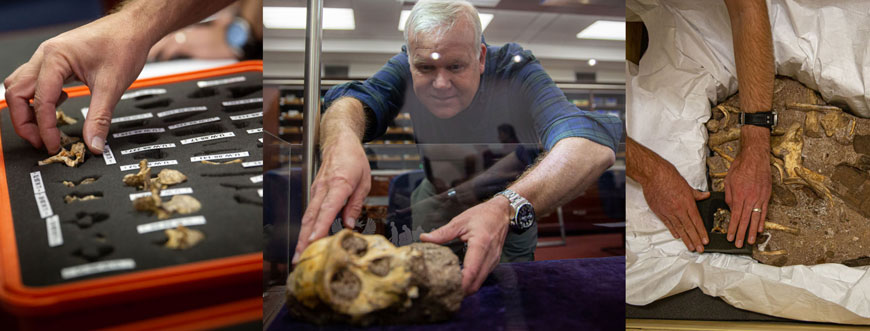 Professor Lee Berger, Professor in Palaeoanthropology at Wits University and an Explorer at Large at National Geographic