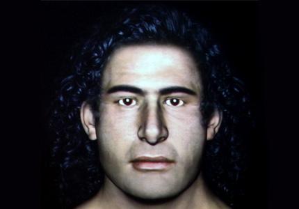 Prof. Lynne Scherpatz and Dr Tobias Houlton's reconstructed face of the 2500-year-old Griffin Warrior