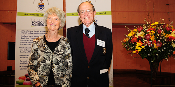 Professors Margaret and Jerrold Steele
