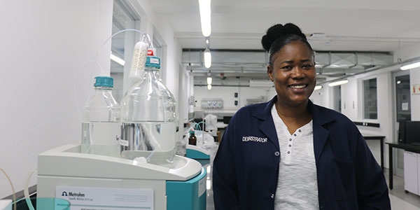 Mokgaetji Monyai, Wits Covid-19 Hero and Senior Technician, School of Chemistry