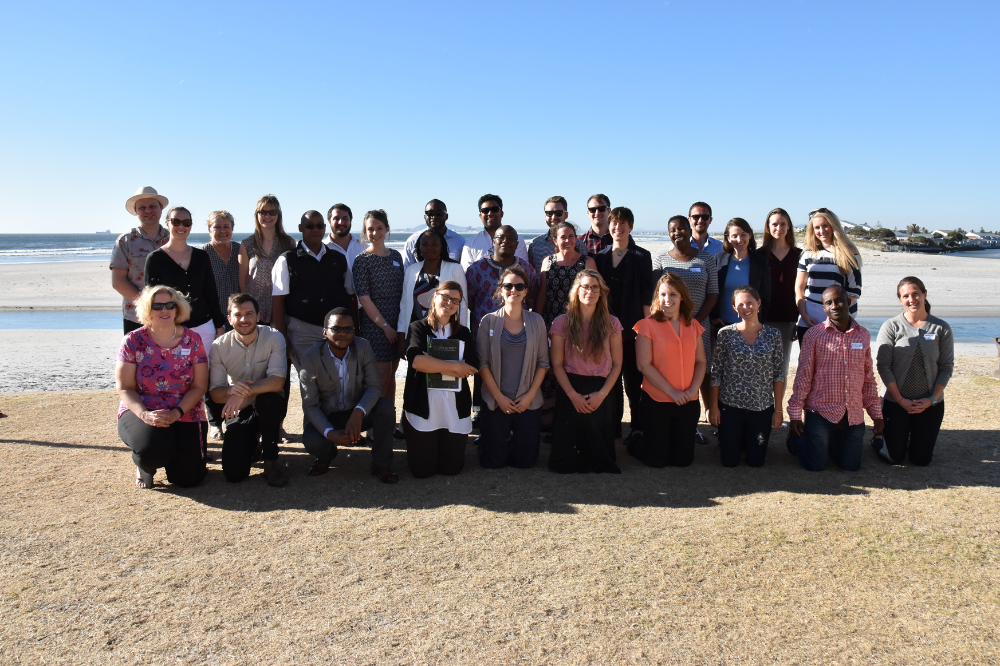 Group photo at Milnerton beach (Lagoon Beach Hotel)