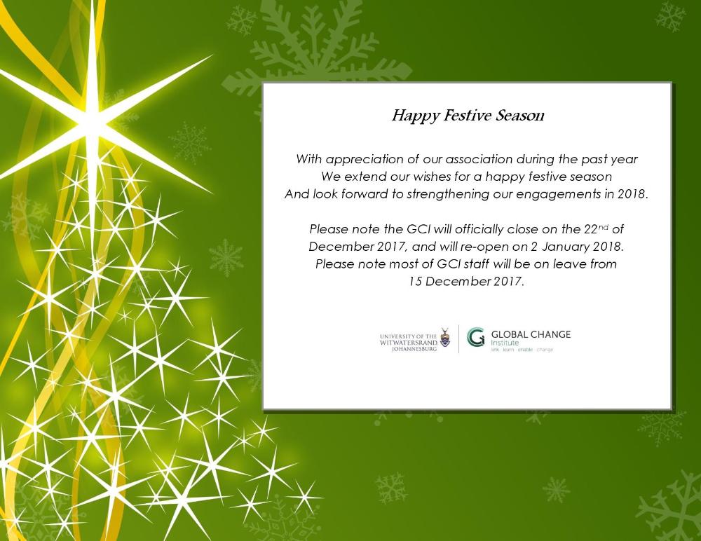 Happy Festive Season