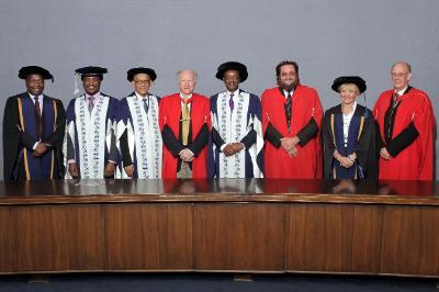 Michel (fourth from left)