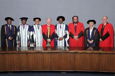 Michel (fourth from left)