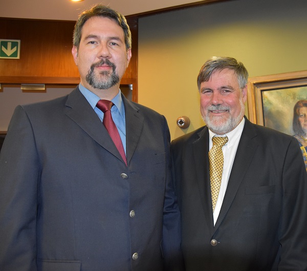 Prof Barend Erasmus and Prof Bob Scholes