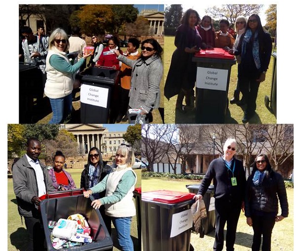 Top left: GCI-tes Barbie Pickering, Brenda Hendricks, Oline Mokwele and Tashne Singh; Top right: Kemantha Govender (Wits School of Governance), Brenda Hendricks, Oline Mokwele, Barbie Pickering, Jessika Samuels; Bottom left: Christopher Mahlangu (Research Office), Beverley Manus (Research Office), Jessika Samuels, Barbie Pickering; Bottom right: Dr Rob Moore (GCRO), Jessika Samuels
