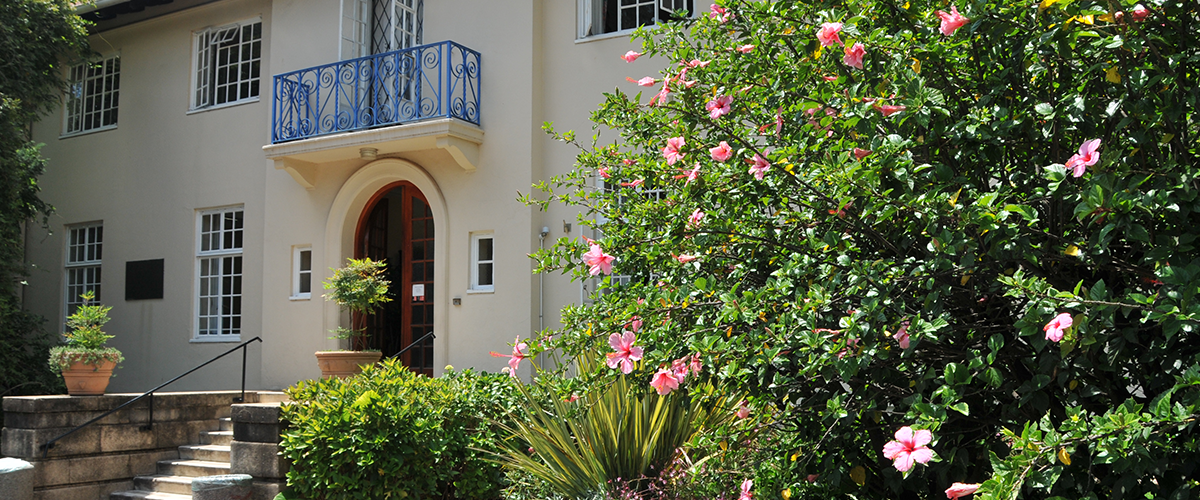 Entrance to Wits Sunnyside Residence