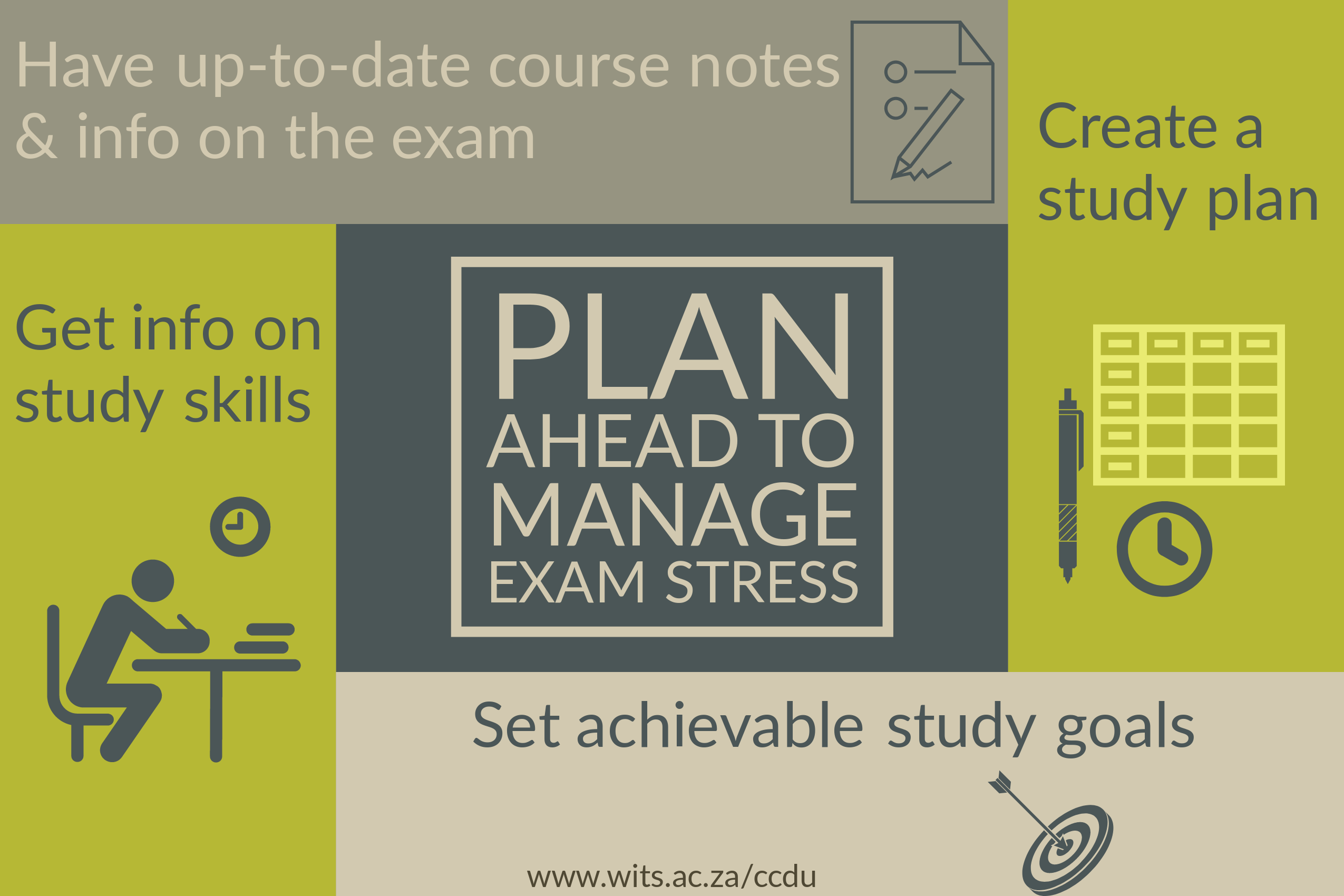 Exam Stress Management Wits University