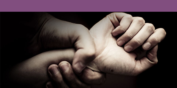 Image of hand grabbing a wrist