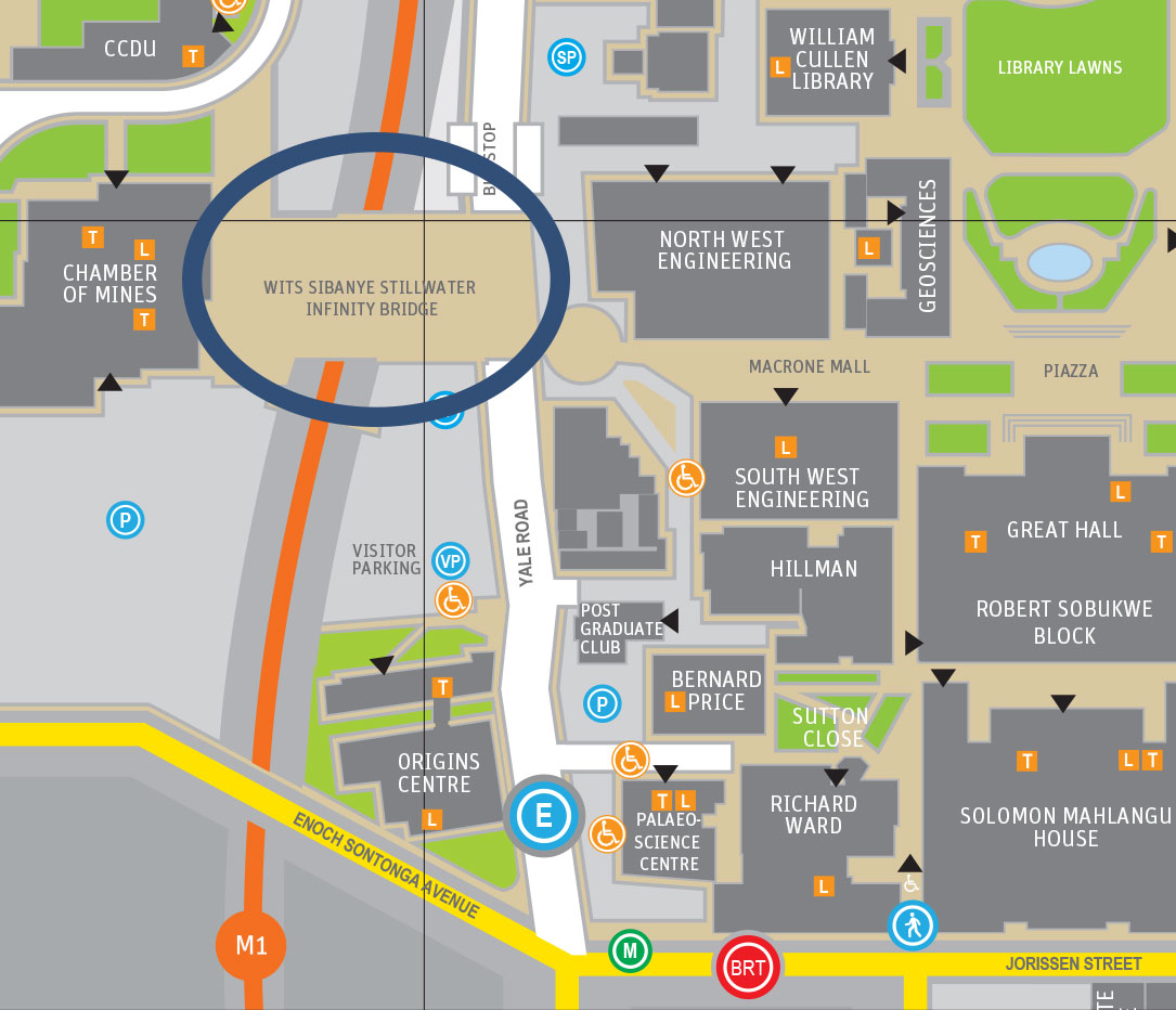 Assisted registration shuttle service pick up point is on Yale Road